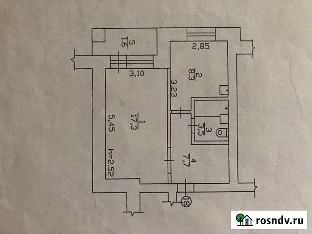 1-комнатная квартира, 38 м², 5/5 эт. на продажу в Дюртюлях Дюртюли - изображение 1