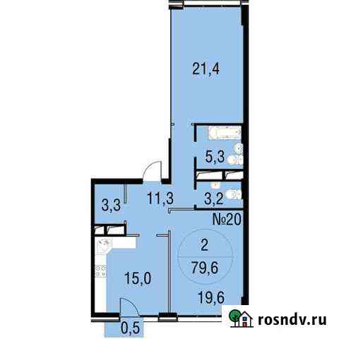 2-комнатная квартира, 78 м², 6/8 эт. на продажу в Химках Химки
