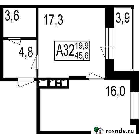 2-комнатная квартира, 41 м², 6/7 эт. на продажу в Пироговском Пироговский