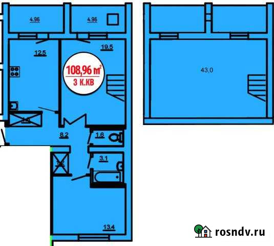 3-комнатная квартира, 109 м², 9/9 эт. на продажу в Нефтекамске Нефтекамск - изображение 1