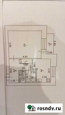 1-комнатная квартира, 37 м², 1/4 эт. на продажу в Осиново Осиново - изображение 1