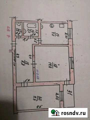 2-комнатная квартира, 48 м², 2/5 эт. на продажу в Ипатово Ипатово - изображение 1