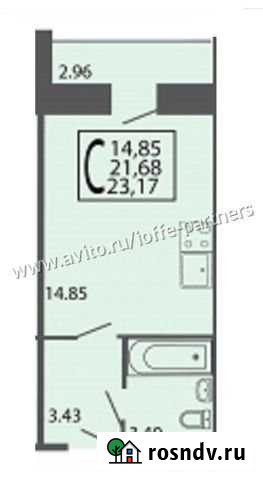 Квартира-студия, 23 м², 7/17 эт. на продажу во Владимире Владимир - изображение 1