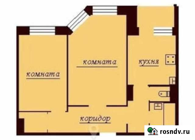 2-комнатная квартира, 54 м², 9/10 эт. на продажу в Надыме Надым - изображение 1