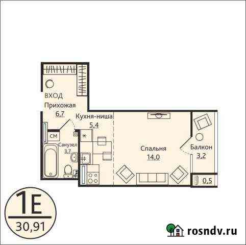 Квартира-студия, 30 м², 14/19 эт. на продажу в Перми Пермь