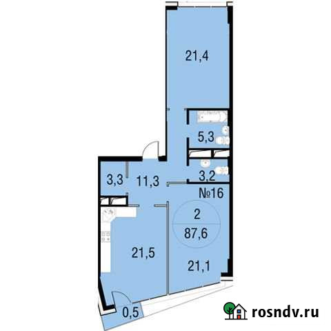 2-комнатная квартира, 86 м², 5/8 эт. на продажу в Химках Химки - изображение 1