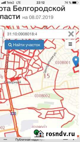 Участок СНТ, ДНП 18 сот. на продажу в Северном Белгородской области Северный - изображение 1