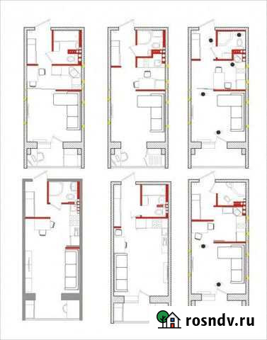 Своб. планировка, 30 кв.м., 7/12 эт. Сочи - изображение 1