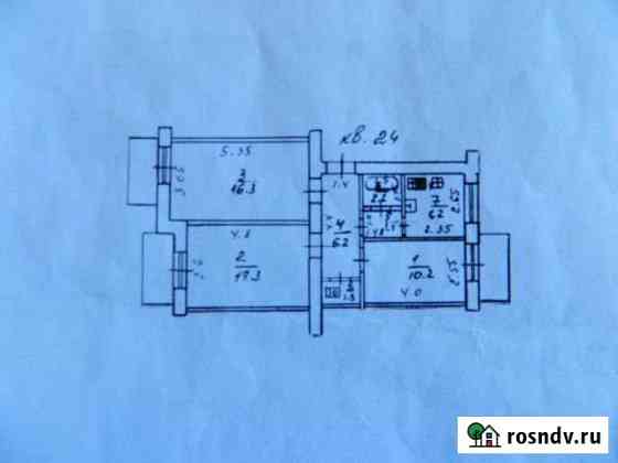 3-комнатная квартира, 61 м², 3/5 эт. на продажу в Новороссийске Новороссийск