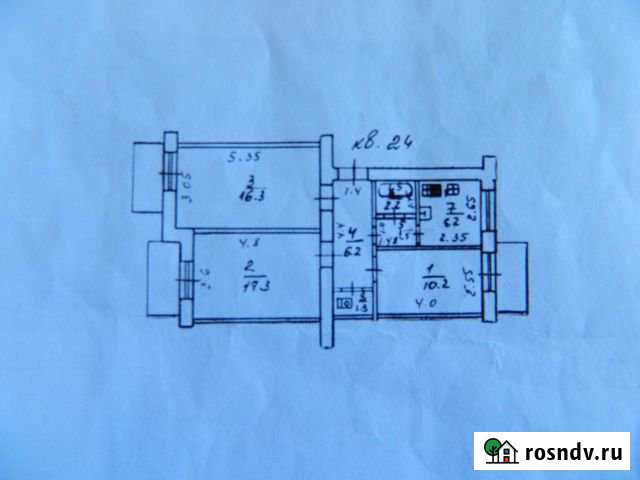3-комнатная квартира, 61 м², 3/5 эт. на продажу в Новороссийске Новороссийск - изображение 1