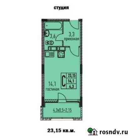 Квартира-студия, 23 м², 3/6 эт. на продажу в Анапе Анапа