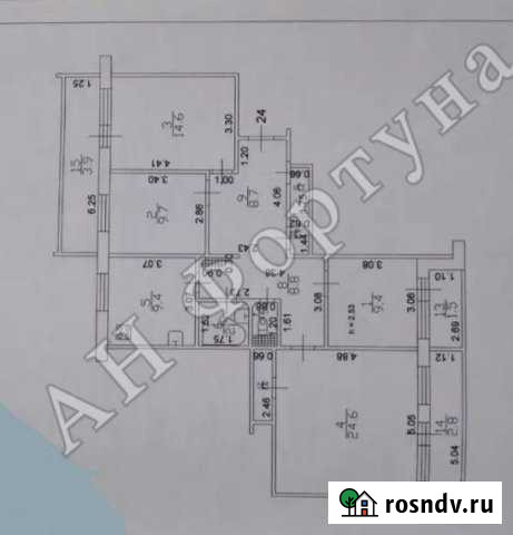4-комнатная квартира, 107 м², 7/9 эт. на продажу в Казани Казань - изображение 1