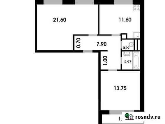 2-комнатная квартира, 62 м², 2/4 эт. на продажу в Лесном Городке Лесной Городок