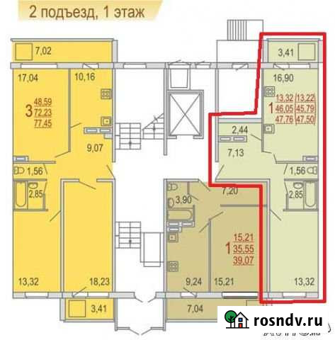 1-комнатная квартира, 47 м², 1/10 эт. на продажу в Набережных Челнах Набережные Челны - изображение 1