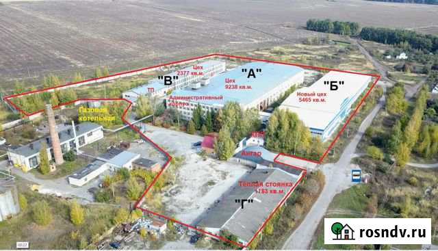 Производство 16500 кв.м. Рязанская обл г. Кораблино Кораблино - изображение 1