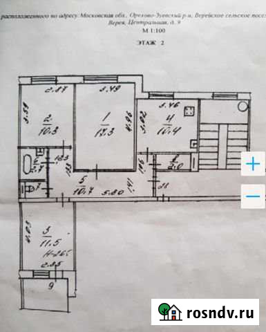 Комната 10 м² в 3-ком. кв., 2/5 эт. в аренду на длительный срок в Орехово-Зуево Орехово-Зуево - изображение 1