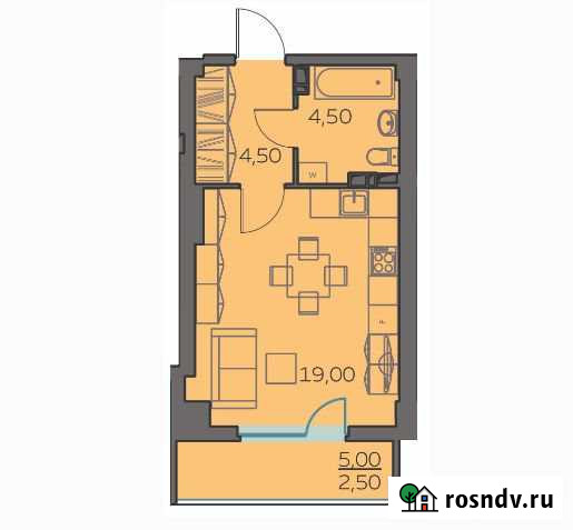 Квартира-студия, 30 м², 2/16 эт. на продажу в Волгограде Волгоград - изображение 1