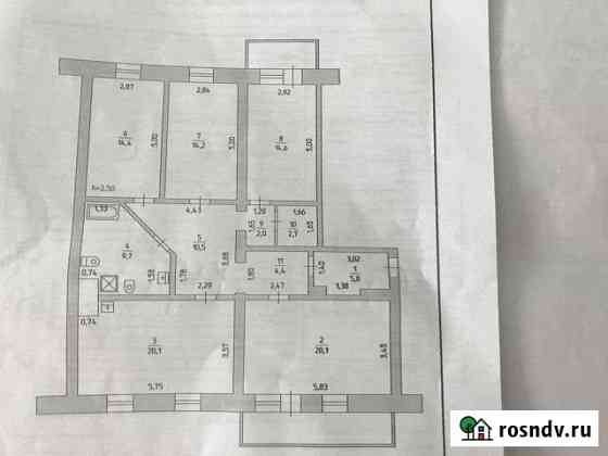 4-комнатная квартира, 123 м², 5/10 эт. на продажу в Перми Пермь