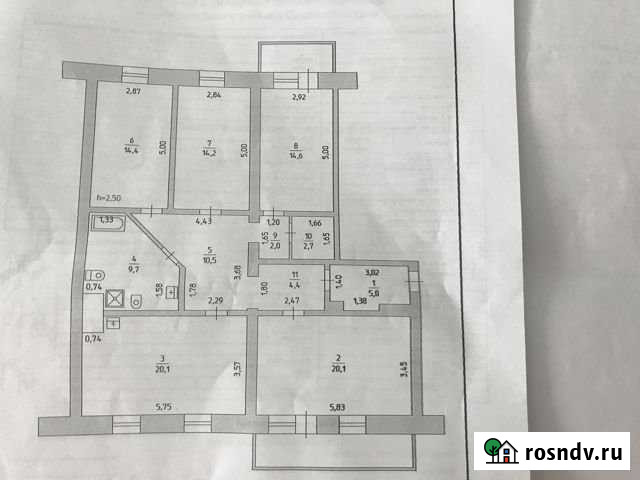 4-комнатная квартира, 123 м², 5/10 эт. на продажу в Перми Пермь - изображение 1