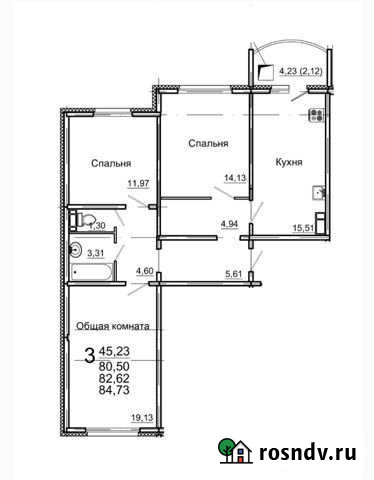 3-комнатная квартира, 80 м², 5/10 эт. на продажу в Саратове Саратов - изображение 1