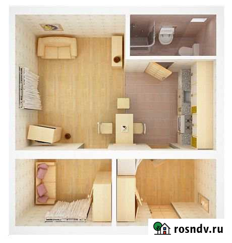 Дом 40 м² на участке 2 сот. в аренду на длительный срок в Краснодаре Краснодар - изображение 1