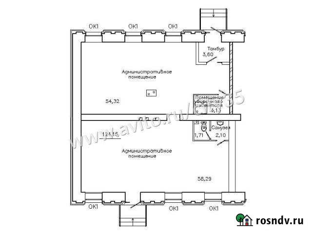 Помещение свободного назначения, 124.15 кв.м. Череповец - изображение 1