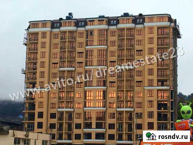 Своб. планировка, 27.3 кв.м., 2/12 эт. Сочи - изображение 1