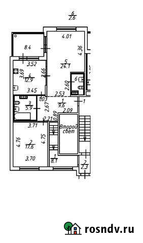 Своб. планировка, 73 кв.м., 1/5 эт. Пушкин - изображение 1