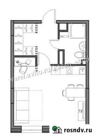 Студия, 31.3 кв.м., 2/8 эт. Казань
