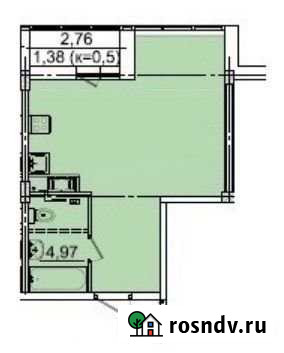 Студия, 33.3 кв.м., 7/10 эт. Муром - изображение 1