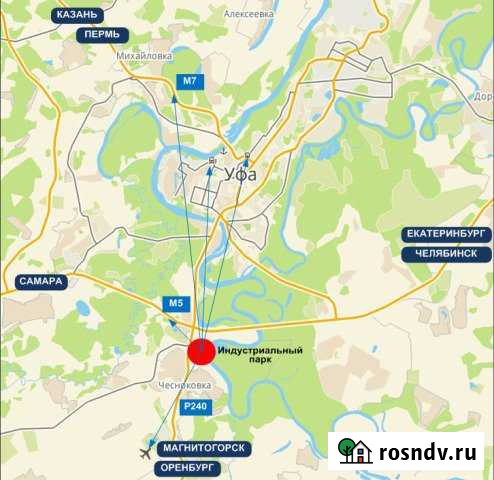 Участок промназначения 2400 сот. на продажу в Уфе Уфа - изображение 1