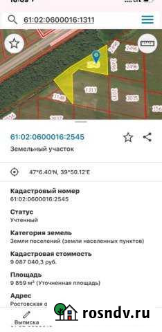 Участок ИЖС 400 сот. на продажу в Батайске Батайск - изображение 1