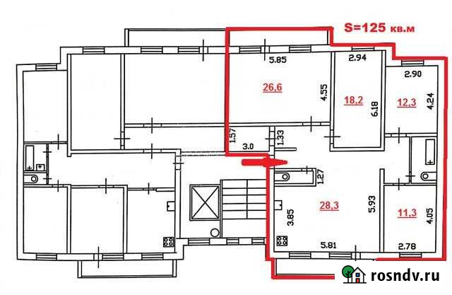 4-комнатная квартира, 125 м², 2/10 эт. на продажу в Тюмени Тюмень - изображение 1