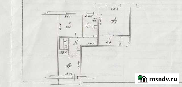 3-комнатная квартира, 67.6 м², 1/9 эт. на продажу в Волгореченске Волгореченск - изображение 1