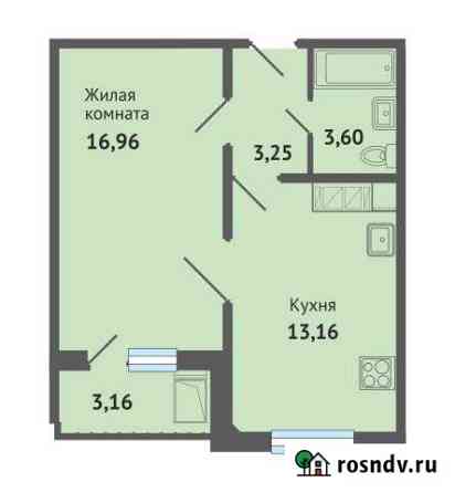 1-комнатная квартира, 40.1 м², 3/14 эт. на продажу в Медведево Медведево