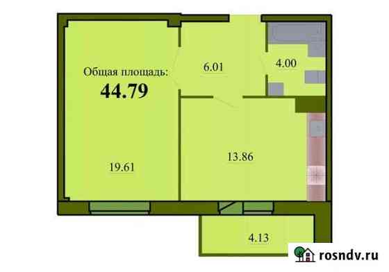 1-комнатная квартира, 43 м², 5/9 эт. на продажу в Пскове Псков