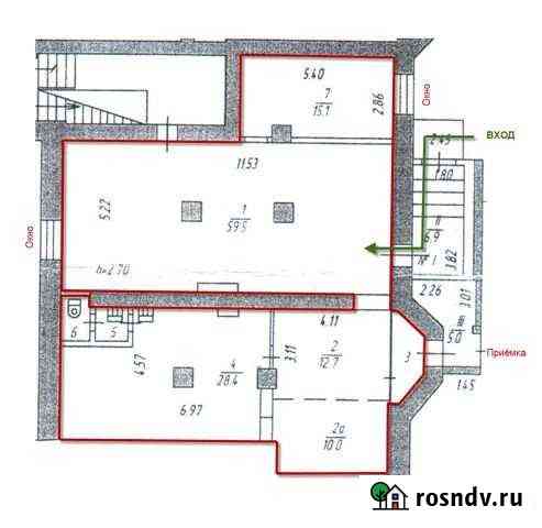 Помещение свободного назначения, 131.5 кв.м. Мурманск