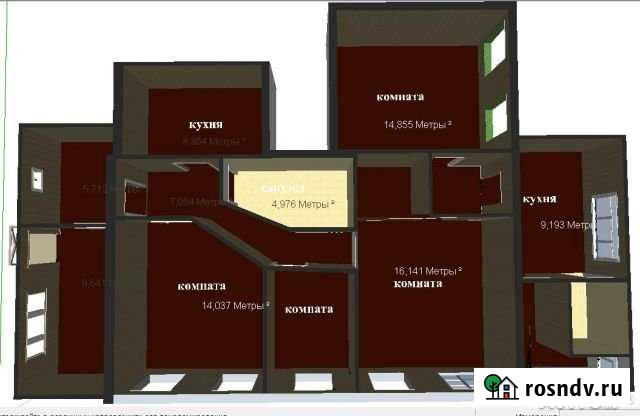 4-комнатная квартира, 94 м², 1/1 эт. на продажу в Ульяновске Ульяновск - изображение 1
