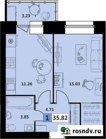 1-комнатная квартира, 36 м², 1/5 эт. на продажу в Северодвинске Северодвинск