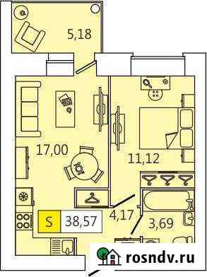 2-комнатная квартира, 39 м², 6/11 эт. на продажу в Северодвинске Северодвинск