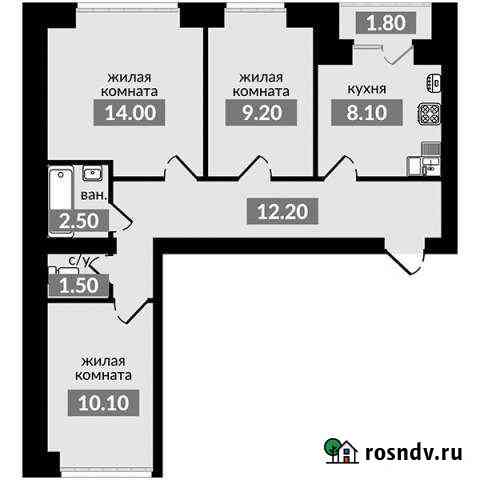 3-комнатная квартира, 59.4 м², 4/4 эт. на продажу в Михайловске Ставропольского края Михайловск