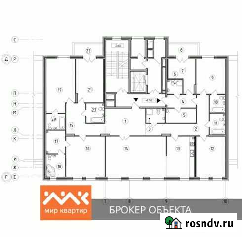 7-комнатная квартира, 286.2 м², 2/9 эт. на продажу в Санкт-Петербурге Санкт-Петербург - изображение 1