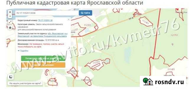 Участок СНТ, ДНП 480 сот. на продажу в Туношне Туношна - изображение 1