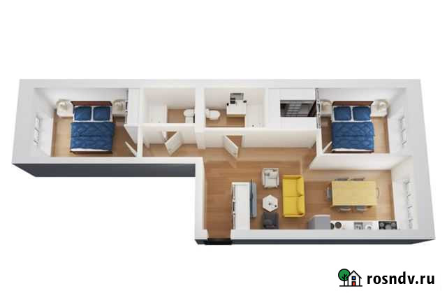 3-комнатная квартира, 71 м², 1/4 эт. на продажу в Пригородном Оренбургской области Пригородный - изображение 1
