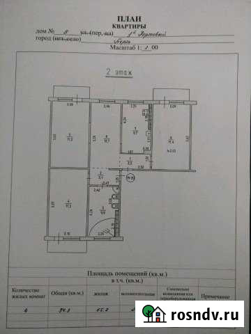 4-комнатная квартира, 94 м², 2/5 эт. на продажу в Керче Керчь - изображение 1