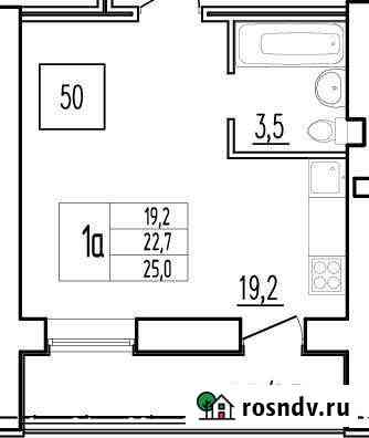 Квартира-студия, 22.7 м², 8/9 эт. на продажу в Самаре Самара