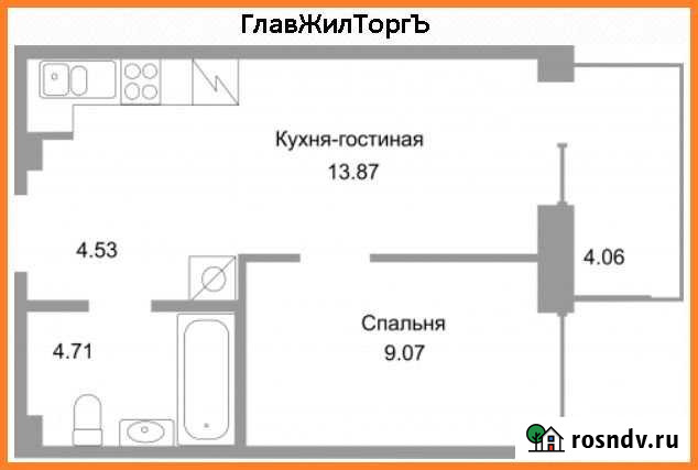 1-комнатная квартира, 33.4 м², 1/16 эт. на продажу в Пскове Псков - изображение 1