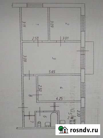 4-комнатная квартира, 62 м², 5/5 эт. на продажу в Тобольске Тобольск - изображение 1