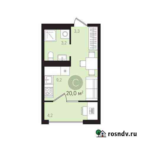 Квартира-студия, 20 м², 10/11 эт. на продажу в Екатеринбурге Екатеринбург
