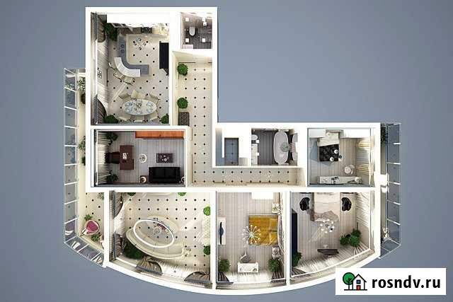 5-комнатная квартира, 183.3 м², 20/22 эт. на продажу в Краснодаре Краснодар - изображение 1